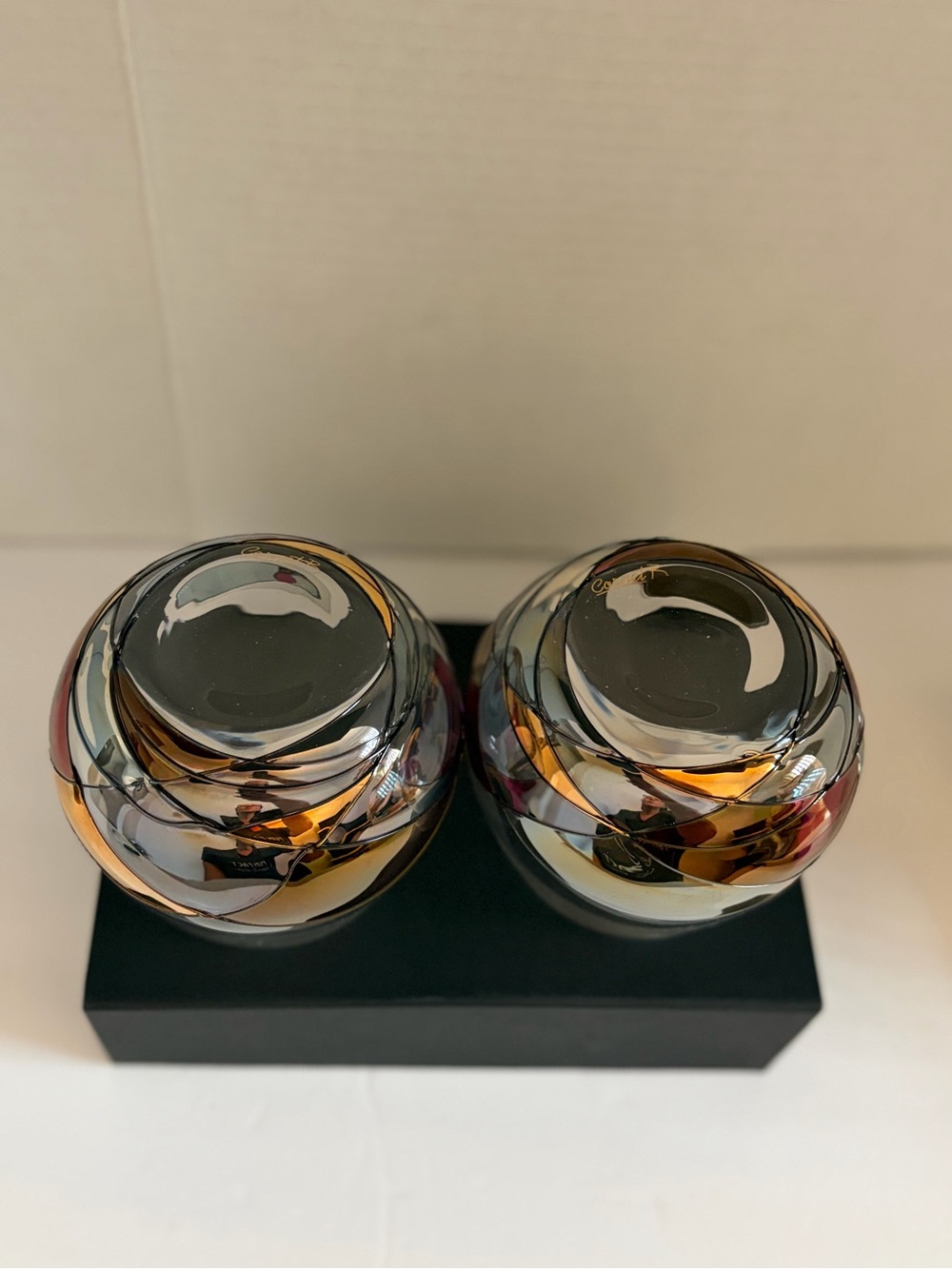Set of 2 Cornet Barcelona Sagrada Stemless Balloon Wine Glasses - Picture 8 of 10